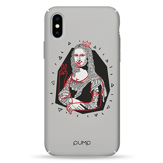Чохол Pump Tender Touch Case for iPhone X/XS Mona Lisa #