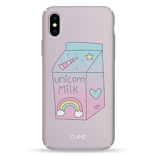 Чехол Pump Tender Touch Case for iPhone X/XS Unicorn`s Milk 12% # - цена, характеристики, отзывы, рассрочка, фото 1