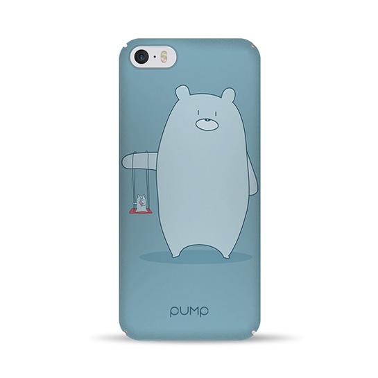 Чехол Pump Tender Touch Case for iPhone 5/5S/SE Double Bear # - цена, характеристики, отзывы, рассрочка, фото 1