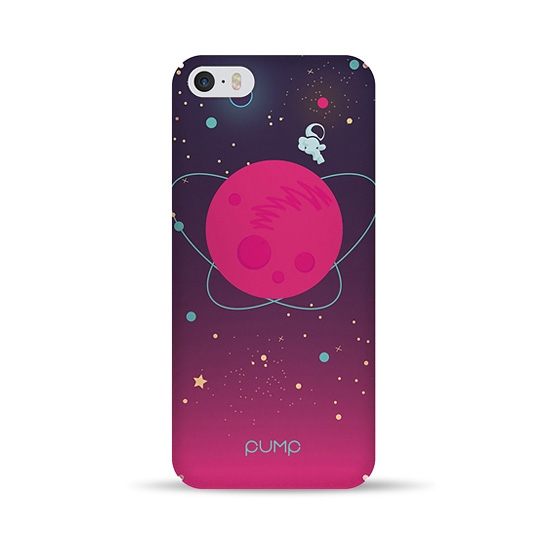 Чехол Pump Tender Touch Case for iPhone 5/5S/SE Pink Space # - цена, характеристики, отзывы, рассрочка, фото 1