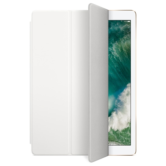 Чехол Apple Leather Smart Cover for iPad Pro 12.9 2017 White - цена, характеристики, отзывы, рассрочка, фото 2