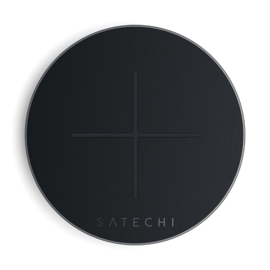 Бездротовий зарядний пристрій Satechi Fast Wireless Charging Pad V2 Space Grey - ціна, характеристики, відгуки, розстрочка, фото 3