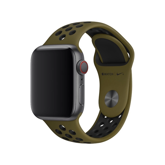 Ремінець Apple Nike Sport Band for Apple Watch 38mm/40mm Olive Flak/Black