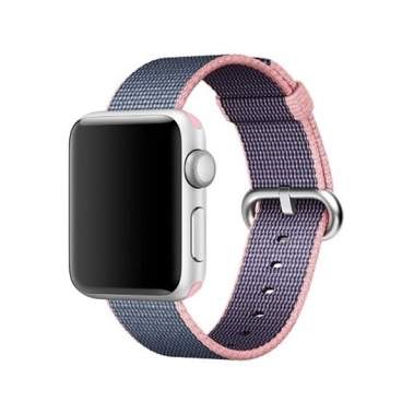 Ремінець Woven Nylon Band for Apple Watch 38mm/40mm Light Pink/Midnight Blue - цена, характеристики, отзывы, рассрочка, фото 1
