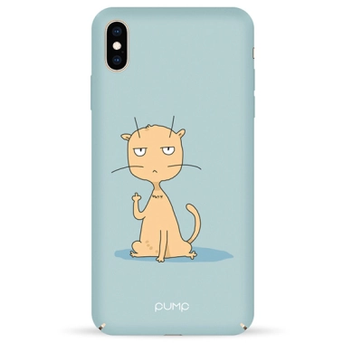 Чехол Pump Tender Touch Case for iPhone XS Max Cat Fuck # - цена, характеристики, отзывы, рассрочка, фото 1