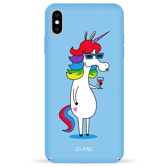 Чехол Pump Tender Touch Case for iPhone XS Max Unicorn Clubber #