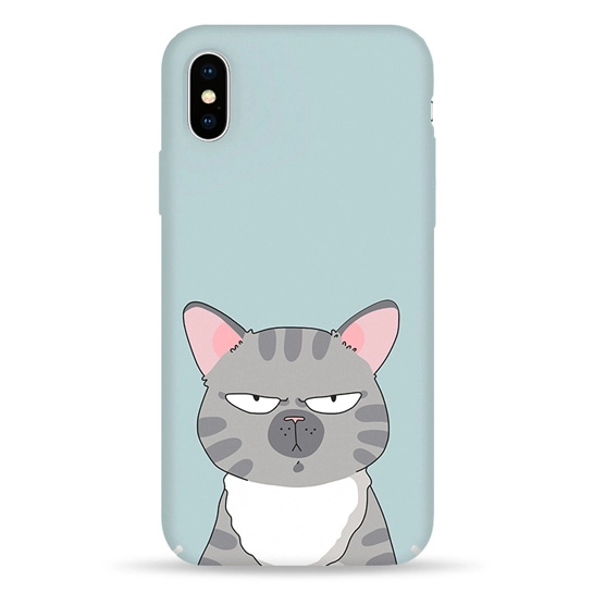 Чехол Pump Tender Touch Case for iPhone X/XS Cat Think #