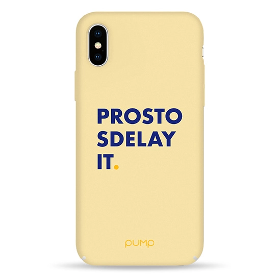Чехол Pump Tender Touch Case for iPhone X/XS Sdelay It #