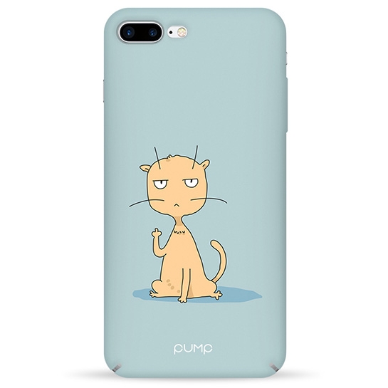 Чехол Pump Tender Touch Case for iPhone 8 Plus/7 Plus Cat Fuck # - цена, характеристики, отзывы, рассрочка, фото 1