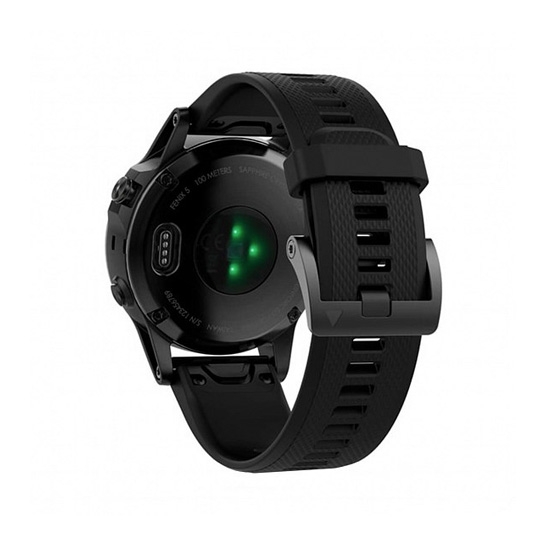 Спортивний годинник Garmin Fenix 5 Sapphire Black with Black & Yellow Silicon Bands - ціна, характеристики, відгуки, розстрочка, фото 3