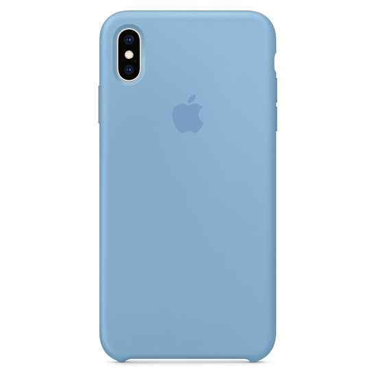 Чохол Apple Silicone Case for iPhone XS Max Cornflower - ціна, характеристики, відгуки, розстрочка, фото 1