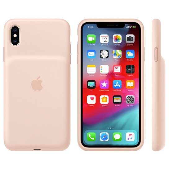 Чохол Apple Smart Battery Case for iPhone XS Max Pink Sand - ціна, характеристики, відгуки, розстрочка, фото 2