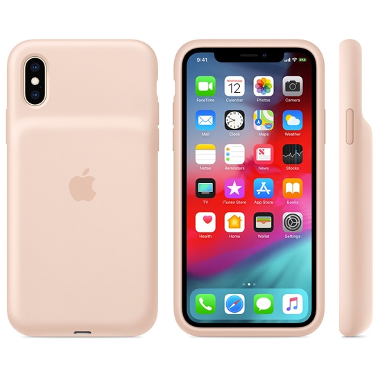 Чохол Apple Smart Battery Case for iPhone XS Pink Sand - ціна, характеристики, відгуки, розстрочка, фото 2