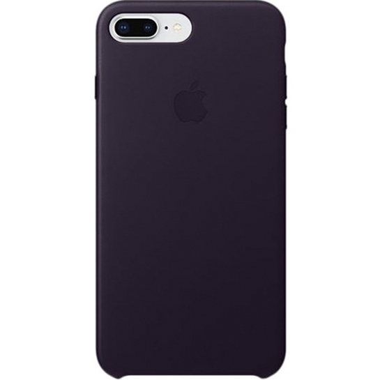 Чехол Apple Leather Case for iPhone 8 Plus/7 Plus Dark Aubergine* - цена, характеристики, отзывы, рассрочка, фото 1