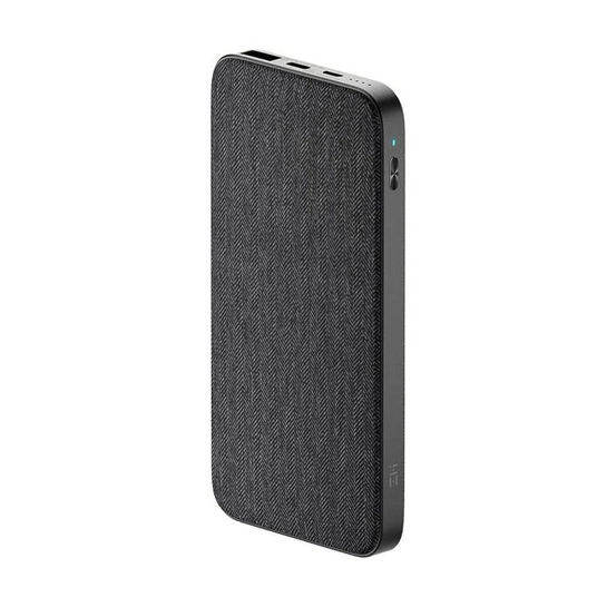 Зовнішній акумулятор Xiaomi ZMI Power Bank 10000 mAh Type-C Cloth Grey