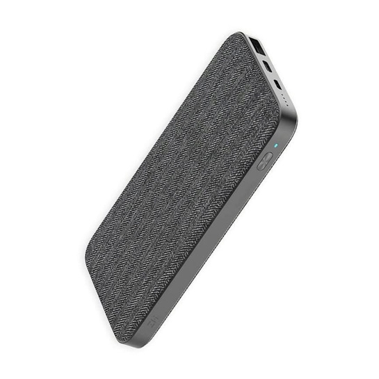 Зовнішній акумулятор Xiaomi ZMI Power Bank 10000 mAh Type-C Cloth Grey - ціна, характеристики, відгуки, розстрочка, фото 2