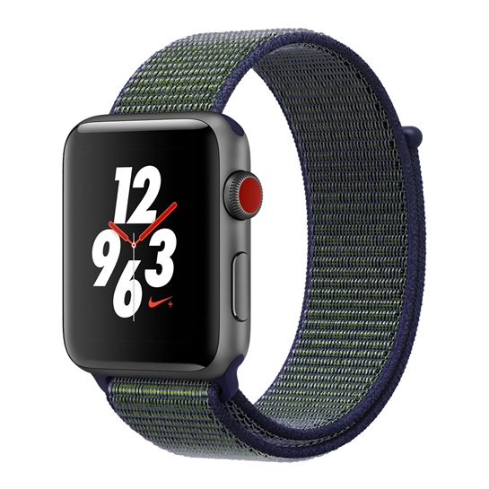 Смарт Часы Apple Watch Series 3 Nike+ LTE 42mm Space Gray Aluminum Case with Midnight Fog Nike Sport - цена, характеристики, отзывы, рассрочка, фото 1