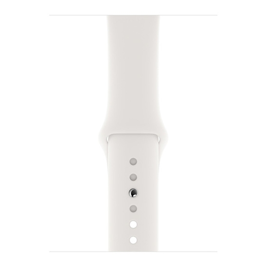 Смарт-годинник Apple Watch Series 5 44mm Silver Aluminum Case with White Sport Band - ціна, характеристики, відгуки, розстрочка, фото 2