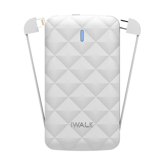 Зовнішній акумулятор iWalk Duo 3000mAh White - ціна, характеристики, відгуки, розстрочка, фото 1