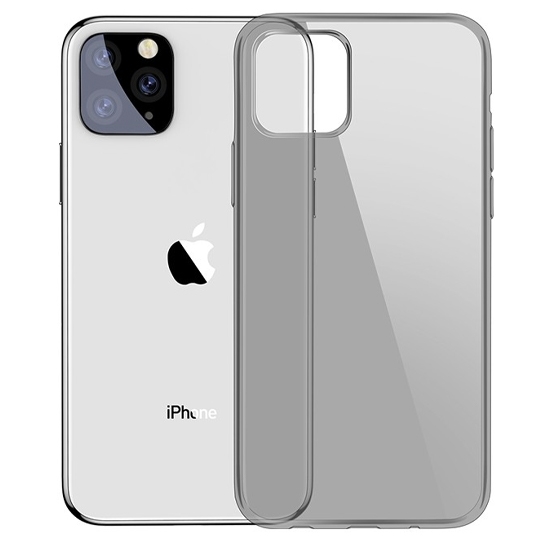 Чехол Baseus Simplicity Transparent TPU Case for iPhone 11 Pro Max Black - цена, характеристики, отзывы, рассрочка, фото 1