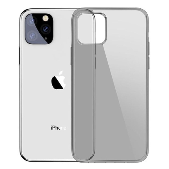 Чохол Baseus Simplicity Transparent TPU Case for iPhone 11 Pro Black - ціна, характеристики, відгуки, розстрочка, фото 1