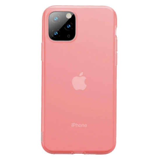 Чохол Baseus Jelly Liquid Silica Transparent Case for iPhone 11 Pro Max Red - цена, характеристики, отзывы, рассрочка, фото 1