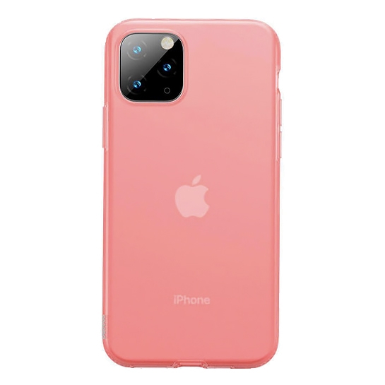Чехол Baseus Jelly Liquid Silica Transparent Case for iPhone 11 Pro Red - цена, характеристики, отзывы, рассрочка, фото 1