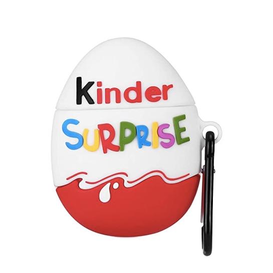 Чохол Cartoon Silicone Case for Apple AirPods Kinder Surprise - ціна, характеристики, відгуки, розстрочка, фото 1