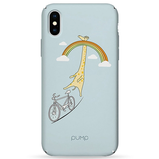 Чехол Pump Tender Touch Case for iPhone XS Max Giraffe Hung #