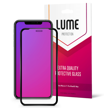 Стекло LUME Protection Full 3D for iPhone 11 Pro Max/XS Max Front Black