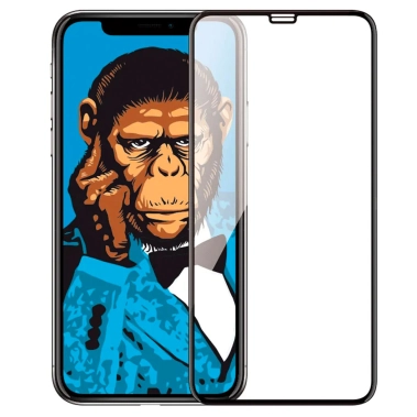 Скло Blueo Full 3D Curved Hot Bending Series for iPhone 11 Pro Max/XS Max Front Black - цена, характеристики, отзывы, рассрочка, фото 1