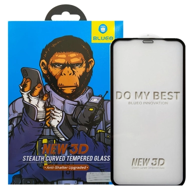 Скло Blueo Full 3D Stealth Series for iPhone 11 Pro Max/XS Max Front Black - цена, характеристики, отзывы, рассрочка, фото 1