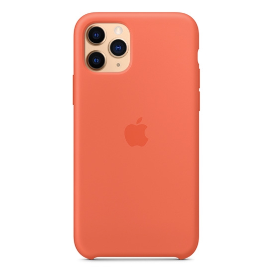 Чохол Apple Silicone Case for iPhone 11 Pro Clementine (Orange) - ціна, характеристики, відгуки, розстрочка, фото 1