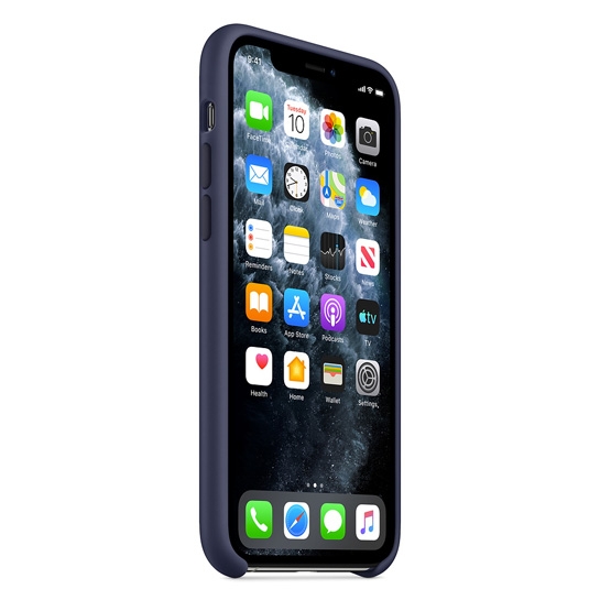 Чохол Apple Silicone Case for iPhone 11 Pro Midnight Blue - ціна, характеристики, відгуки, розстрочка, фото 2