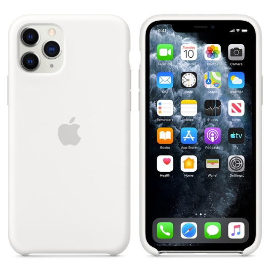 Чохол Apple Silicone Case for iPhone 11 Pro White - ціна, характеристики, відгуки, розстрочка, фото 3