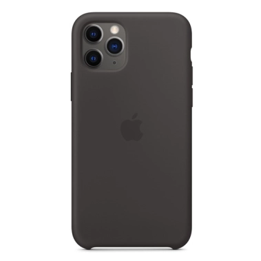 Чехол Apple Silicone Case for iPhone 11 Pro Black - цена, характеристики, отзывы, рассрочка, фото 1