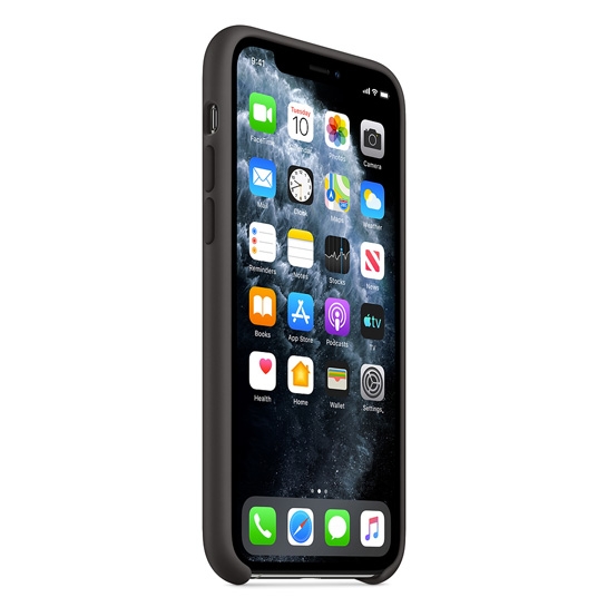 Чохол Apple Silicone Case for iPhone 11 Pro Black - ціна, характеристики, відгуки, розстрочка, фото 2