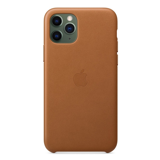 Чохол Apple Leather Case for iPhone 11 Pro Saddle Brown - цена, характеристики, отзывы, рассрочка, фото 1