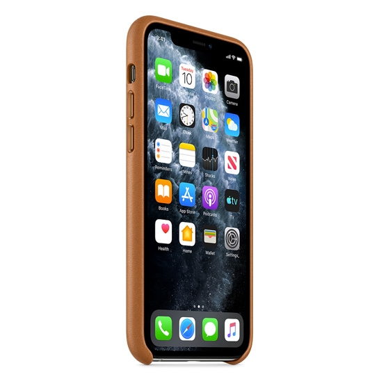 Чехол Apple Leather Case for iPhone 11 Pro Saddle Brown - цена, характеристики, отзывы, рассрочка, фото 2
