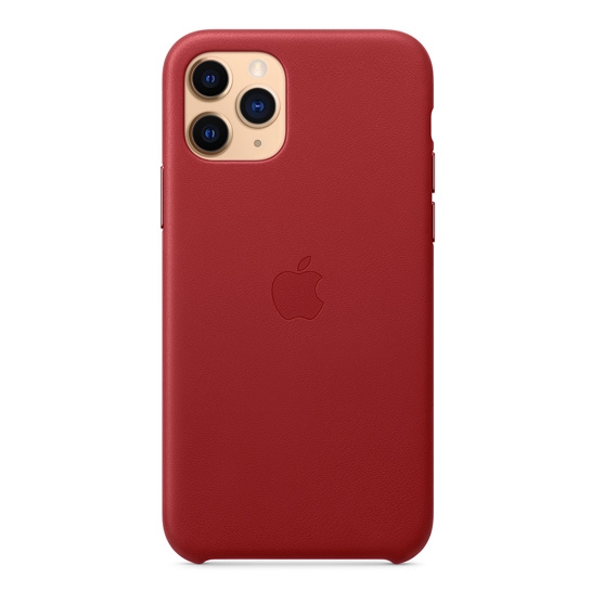 Чехол Apple Leather Case for iPhone 11 Pro (PRODUCT)RED - цена, характеристики, отзывы, рассрочка, фото 1