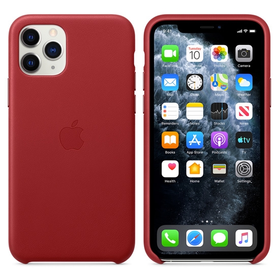 Чохол Apple Leather Case for iPhone 11 Pro (PRODUCT)RED - ціна, характеристики, відгуки, розстрочка, фото 3