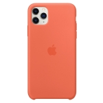 Чехол Apple Silicone Case for iPhone 11 Pro Max Clementine (Orange)