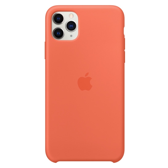 Чехол Apple Silicone Case for iPhone 11 Pro Max Clementine (Orange) - цена, характеристики, отзывы, рассрочка, фото 1