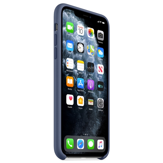 Чехол Apple Silicone Case for iPhone 11 Pro Max Alaskan Blue - цена, характеристики, отзывы, рассрочка, фото 2