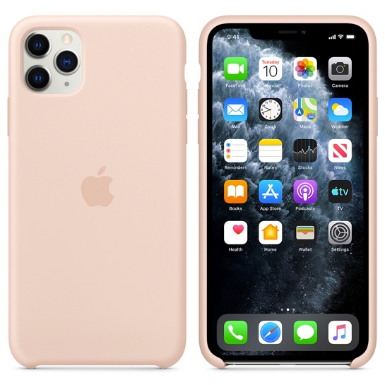 Чохол Apple Silicone Case for iPhone 11 Pro Max Pink Sand - ціна, характеристики, відгуки, розстрочка, фото 3