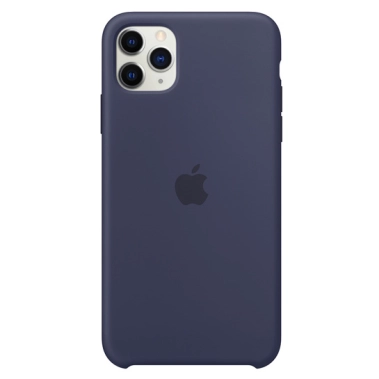 Чехол Apple Silicone Case for iPhone 11 Pro Max Midnight Blue - цена, характеристики, отзывы, рассрочка, фото 1