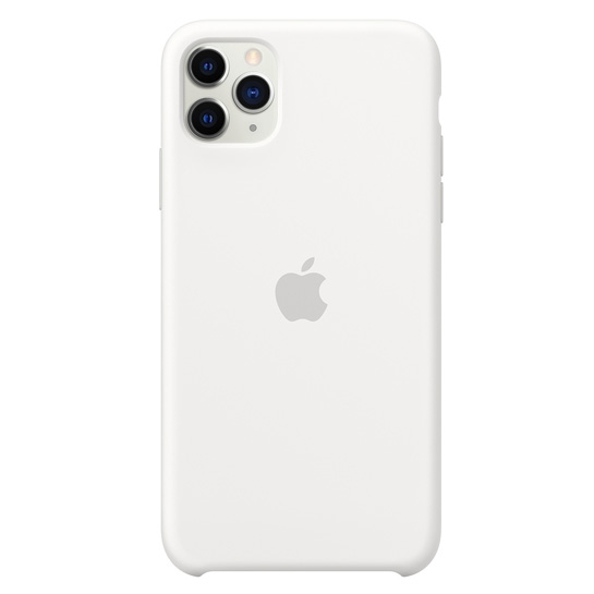 Чехол Apple Silicone Case for iPhone 11 Pro Max White - цена, характеристики, отзывы, рассрочка, фото 1