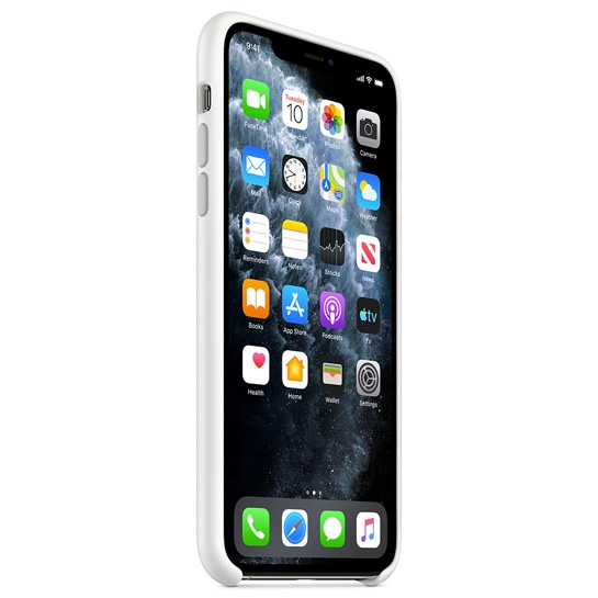 Чехол Apple Silicone Case for iPhone 11 Pro Max White - цена, характеристики, отзывы, рассрочка, фото 2