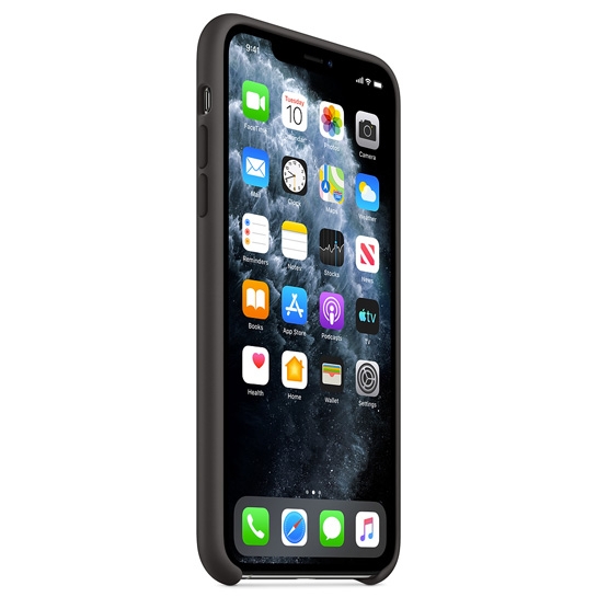 Чехол Apple Silicone Case for iPhone 11 Pro Max Black - цена, характеристики, отзывы, рассрочка, фото 2