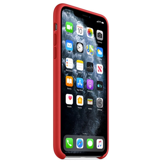 Чехол Apple Silicone Case for iPhone 11 Pro Max (PRODUCT)RED - цена, характеристики, отзывы, рассрочка, фото 2